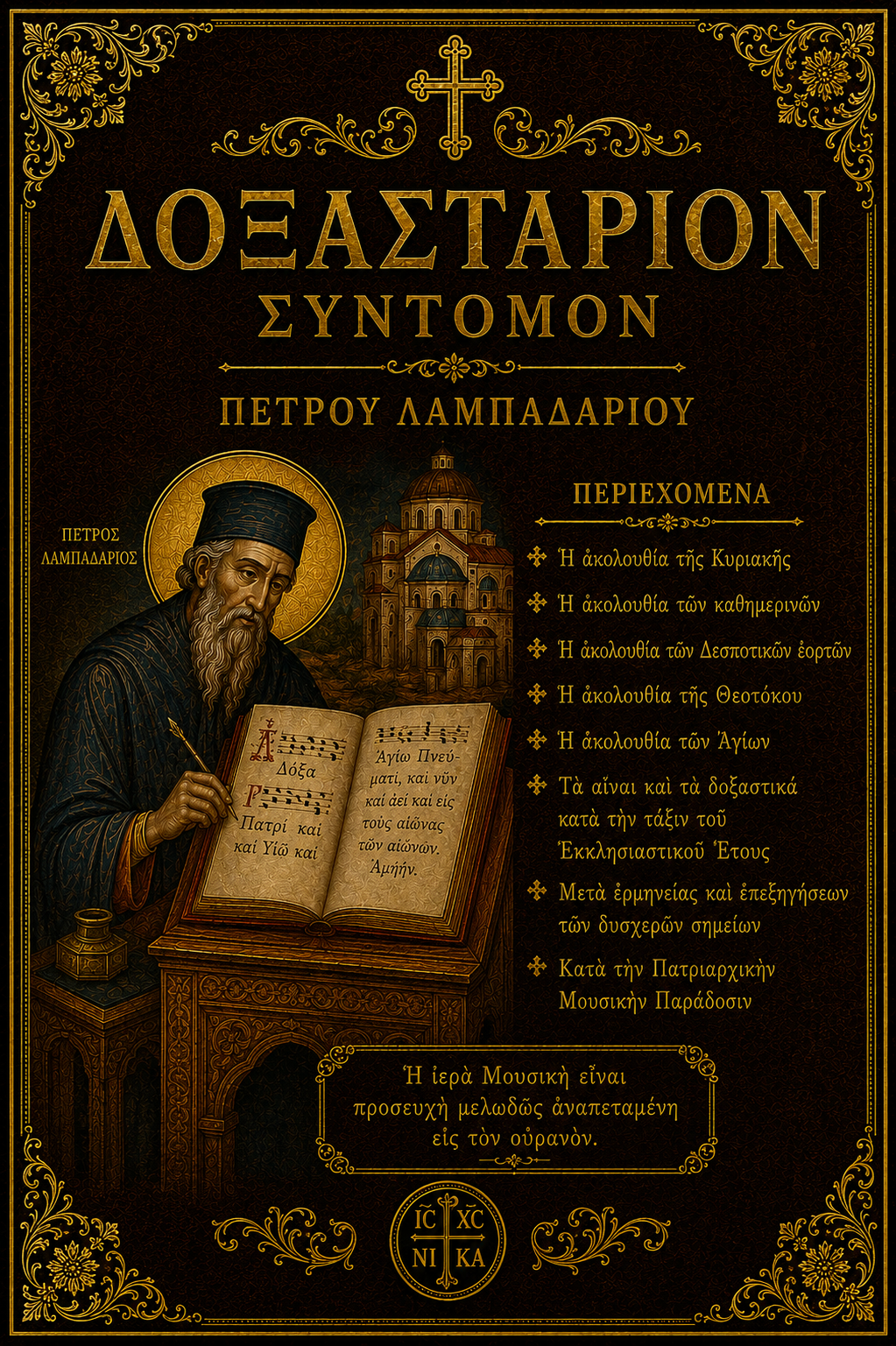 Δοξαστάριον Σύντομον Πέτρου Λαμπαδαρίου